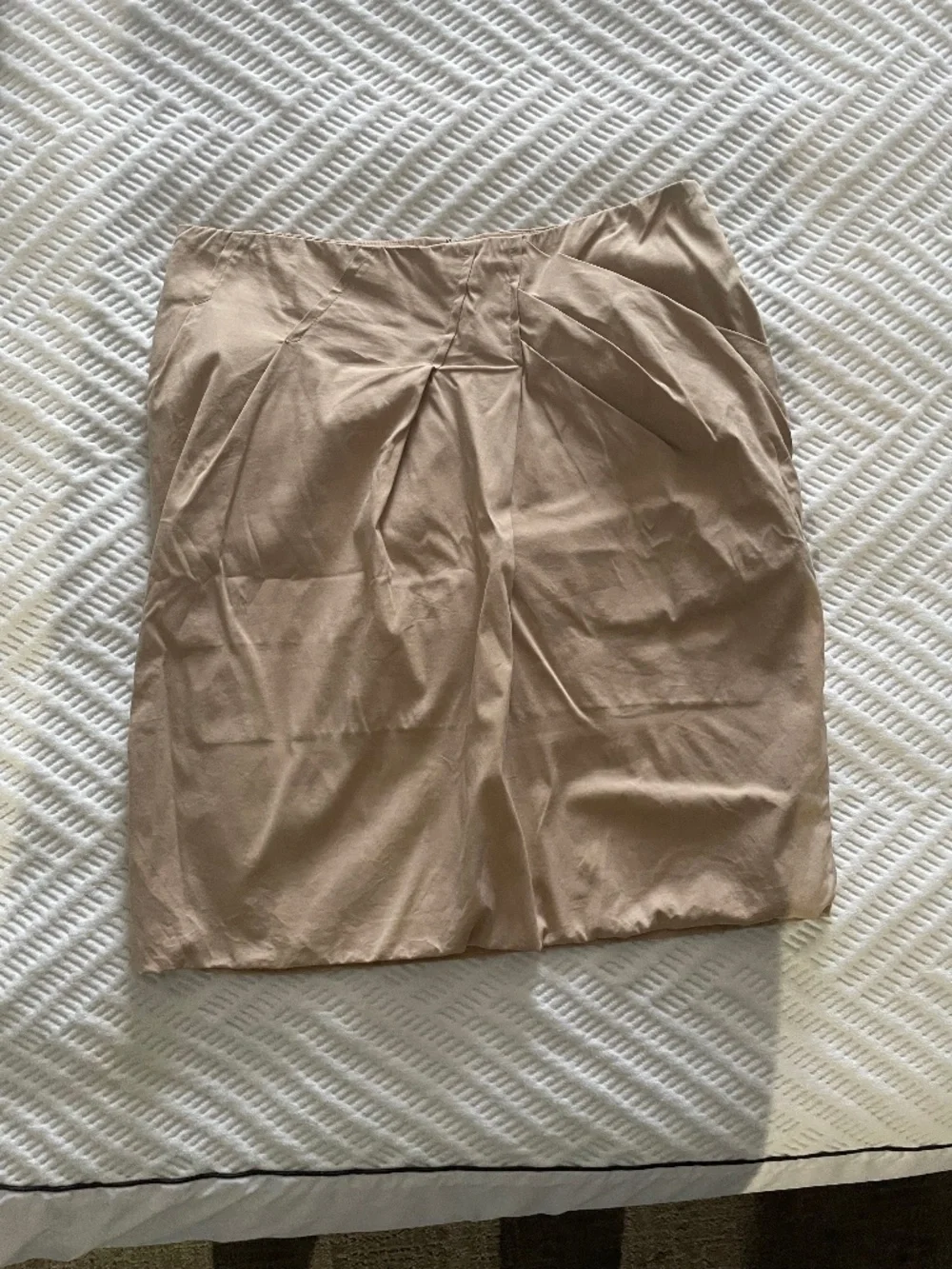 GUNEX Brunello Cucinelli skirt/neutral/mini/beige US 6/FR38/one pocket